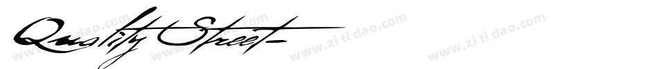 Quality Street字体转换